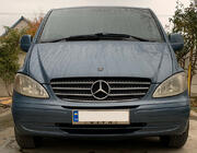 Mercedes Vito W639 2004–2014 Kromad registreringsskyltsram (1 st, rostfritt stål) foto 1