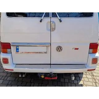 Förkromad registreringsskyltsram Transporter (1 st, rostfritt stål) foto 2
