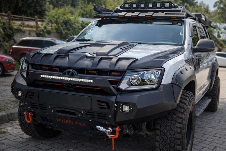 Volkswagen Amarok 2010–2022 Set med motorhuvsöverdrag DRAGON (3 st) Image