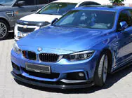 BMW 4-serie F32/F33/F36 2012–2020 Frontspoilerläpp till M-Sport (svart) foto 1