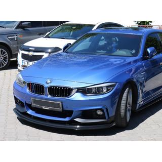 Frontspoilerläpp till M-Sport (svart) BMW 4-serie F32/F33/F36 2012–2020 foto 1