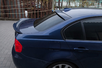 BMW 3-serie E90/E91 2005–2011 EuroCap spoiler (ABS, svart högglans) foto 1