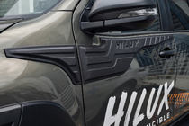 Toyota Hilux 2015– Övre dörrlist (4 st, ABS) foto 2