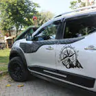 Nissan Navara/NP300 2016– Övre dörrlister (6 st, ABS) foto 1
