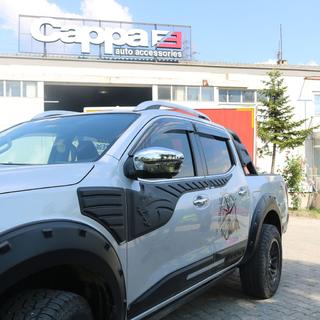 Övre dörrlister (6 st, ABS) Nissan Navara/NP300 2016– foto 4
