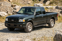 Ford Ranger 2002–2006 Sidosteg Allmond Black (2 st, aluminium) foto 1