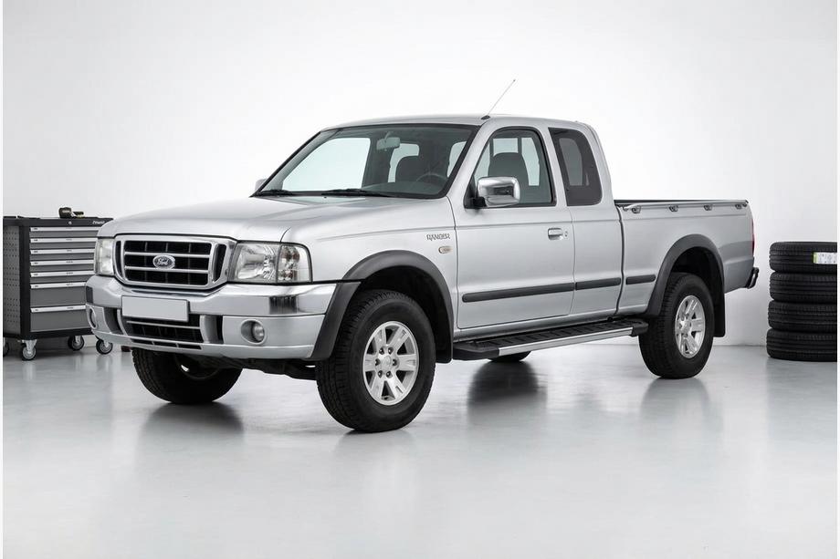 Ford Ranger 2002–2006 Sidosteg RedLine V1 (2 st, aluminium) Image