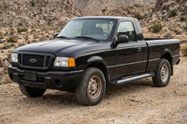 Ford Ranger 2002–2006 Sidosteg Vision New Black (2 st, aluminium) foto 1