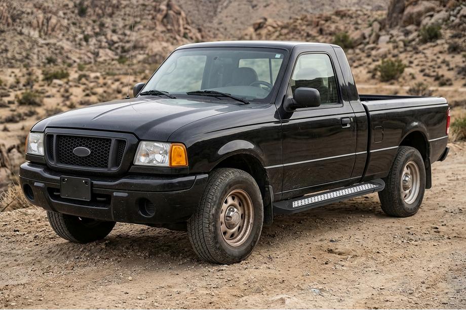 Ford Ranger 2002–2006 Sidosteg Vision New Black (2 st, aluminium) Image