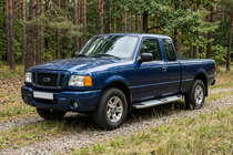 Ford Ranger 2002–2006 Mevsim Grey sidosteg (2 st, aluminium) foto 1