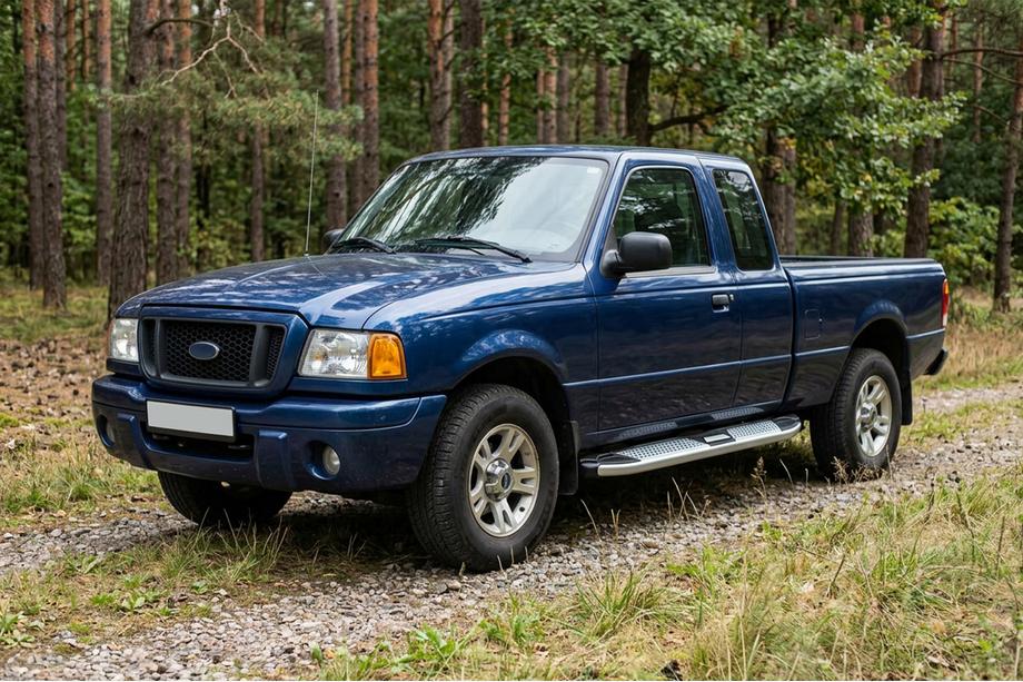 Ford Ranger 2002–2006 Mevsim Grey sidosteg (2 st, aluminium) Image