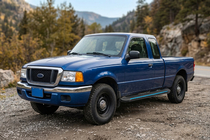 Ford Ranger 2002–2006 Sidosteg Maya Blue (2 st, aluminium) foto 1