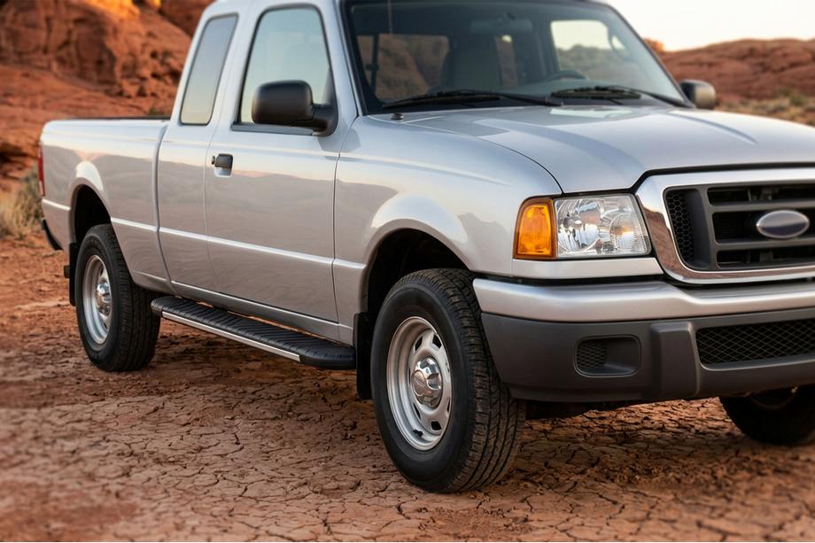 Ford Ranger 2002–2006 Sidosteg Bosphorus Grey (2 st, aluminium) Image