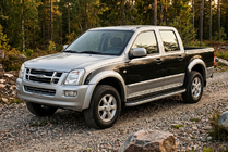 Isuzu D-Max 2002–2011 Tayga Grey sidosteg (2007-2012, 2 st., aluminium) foto 1
