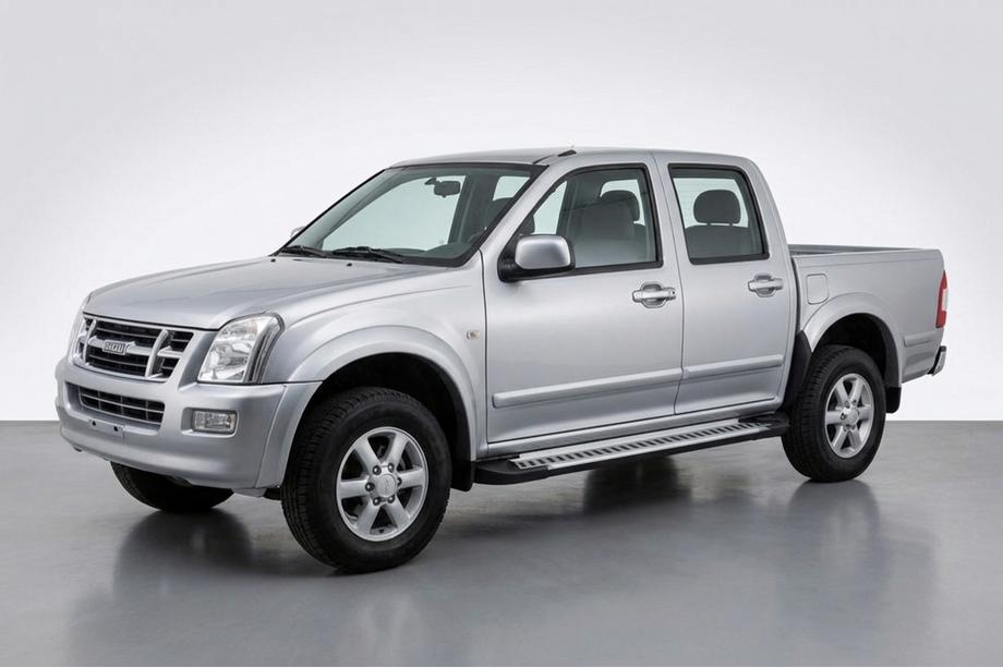 Isuzu D-Max 2002–2011 Sidosteg Line (2007-2012, 2 st, aluminium) Image