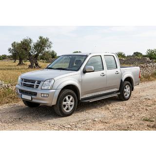Bosphore Grey sidosteg (2007-2012, 2 st, aluminium) Isuzu D-Max 2002–2011 foto 1