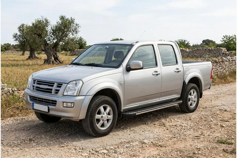 Isuzu D-Max 2002–2011 Bosphore Grey sidosteg (2007-2012, 2 st, aluminium) Image