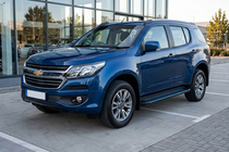 Chevrolet Trailblazer 2012–2019 Sidosteg Maya Blue (2 st, aluminium) foto 1