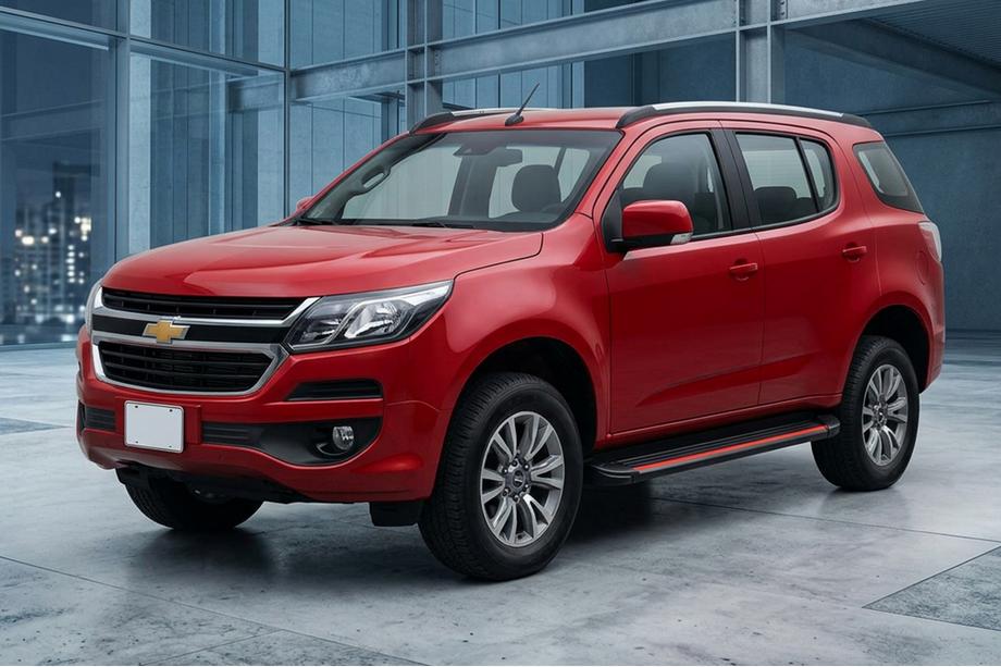 Chevrolet Trailblazer 2012–2019 Sidosteg Maya Red (2 st, aluminium) Image