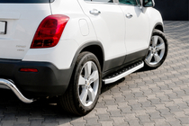 Chevrolet Trailblazer 2012–2019 Sidosteg Fullmond (2 st, aluminium) foto 1