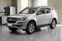Chevrolet Trailblazer 2012–2019 Sidosteg Allmond Black (2 st, aluminium) foto 1