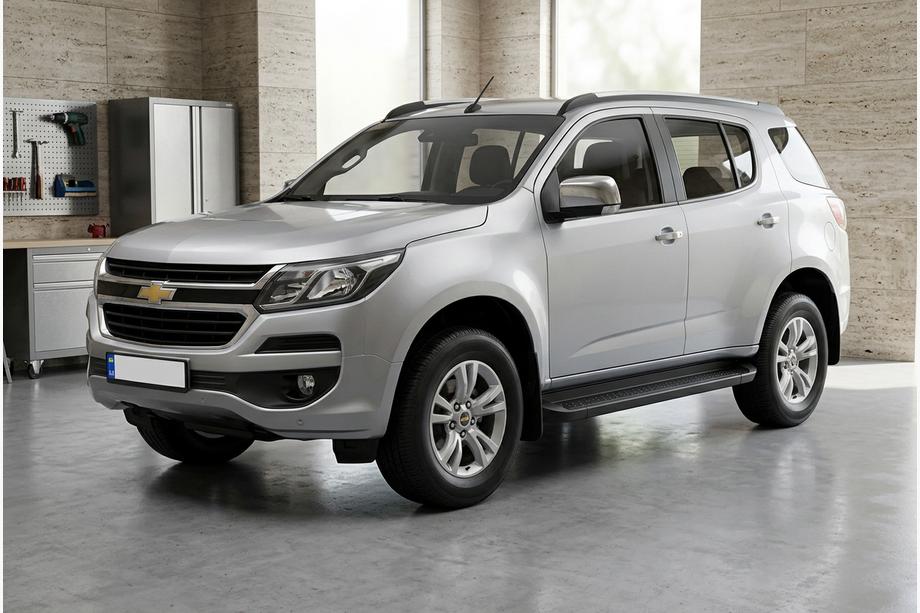 Chevrolet Trailblazer 2012–2019 Sidosteg Allmond Black (2 st, aluminium) Image