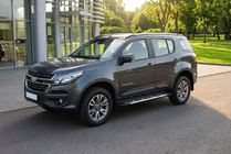 Chevrolet Trailblazer 2012–2019 Sidosteg Sunrise (2 st, aluminium) foto 1