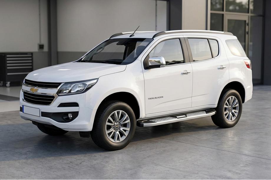 Chevrolet Trailblazer 2012–2019 Mevsim Grey sidosteg (2 st, aluminium) Image
