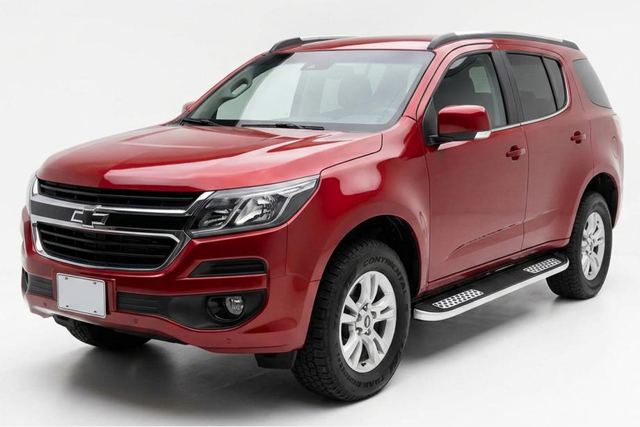 Chevrolet Trailblazer 2012–2019 Sidosteg Tayga V2 (2 st, aluminium) Image