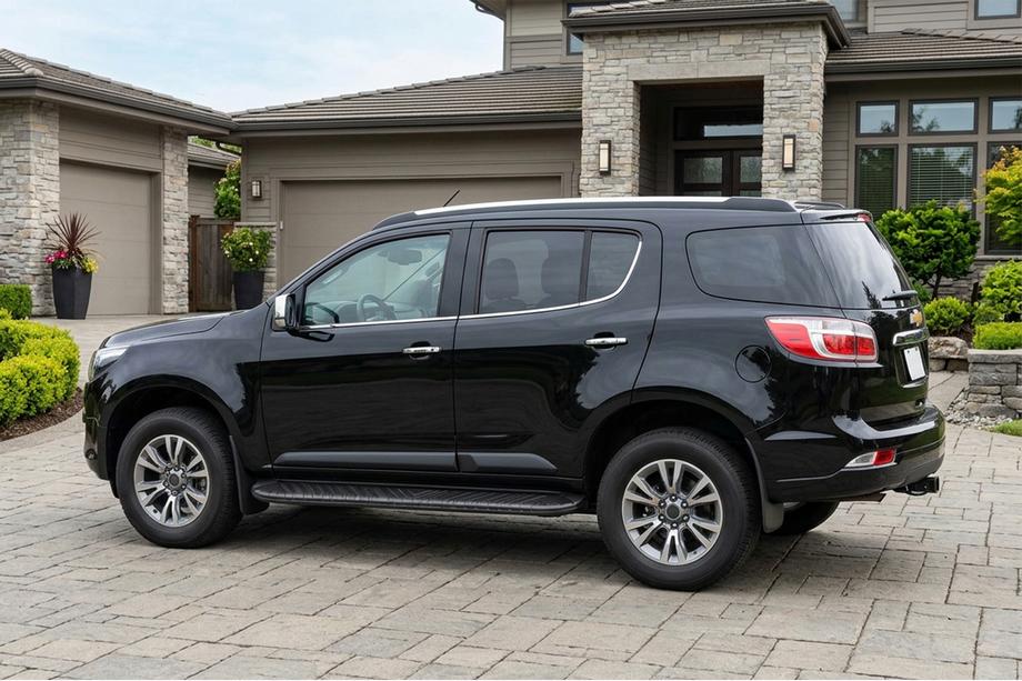 Chevrolet Trailblazer 2012–2019 Sidosteg Bosphorus Black (2 st, aluminium) Image