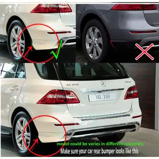 Bakre stänkskydd för ML W166 (AMG-stötfångare) foto 4