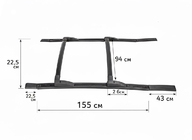 GreatWall Haval/Hover H3 2005–2013 OEM takrails foto 4