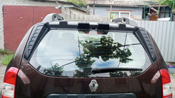 Dacia Duster 2008–2018 3-delad spoiler (ABS) V-1 foto 3