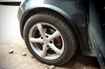 Mercedes A-slass W168 1997–2004 Hjulhuslister (4 st, svarta, ABS-plast) foto 6