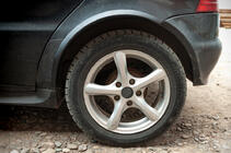 Mercedes A-slass W168 1997–2004 Hjulhuslister (4 st, svarta, ABS-plast) foto 2