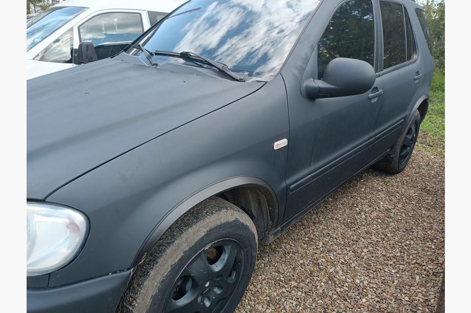 Mercedes ML W163 1997–2005 Hjulhuslister (4 st, svarta, ABS-plast) Foto 1