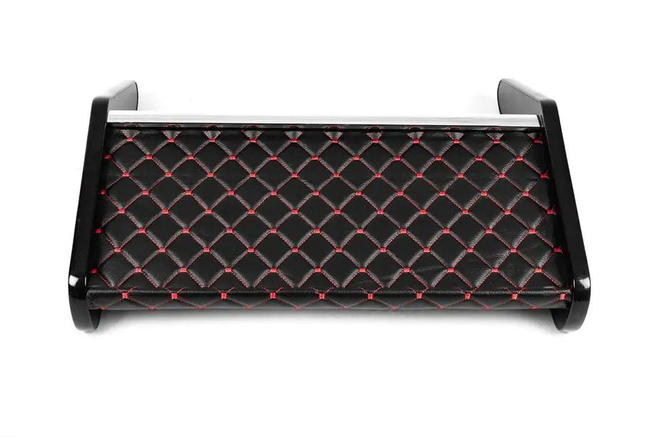Volkswagen Crafter 2006–2016 Instrumentbrädshylla (svart med röd söm) Foto 4