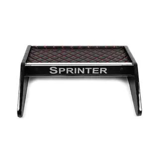 Instrumentbrädshylla (svart med röd söm) Mercedes Sprinter W906 2006–2018 foto 3