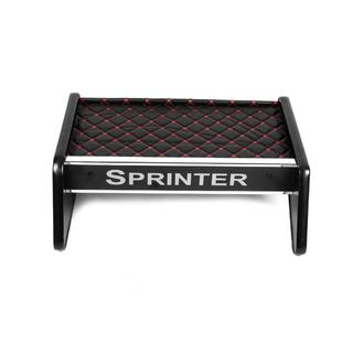 Instrumentbrädhylla (1995-2000, svart med röd söm) Mercedes Sprinter W901/902/903/904/905 1995–2006 foto 3