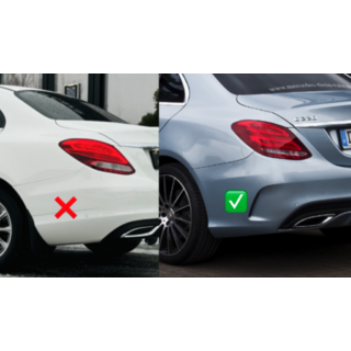 Bodykit med diffuser V1 (AMG C63-designs 2014-2018) foto 2