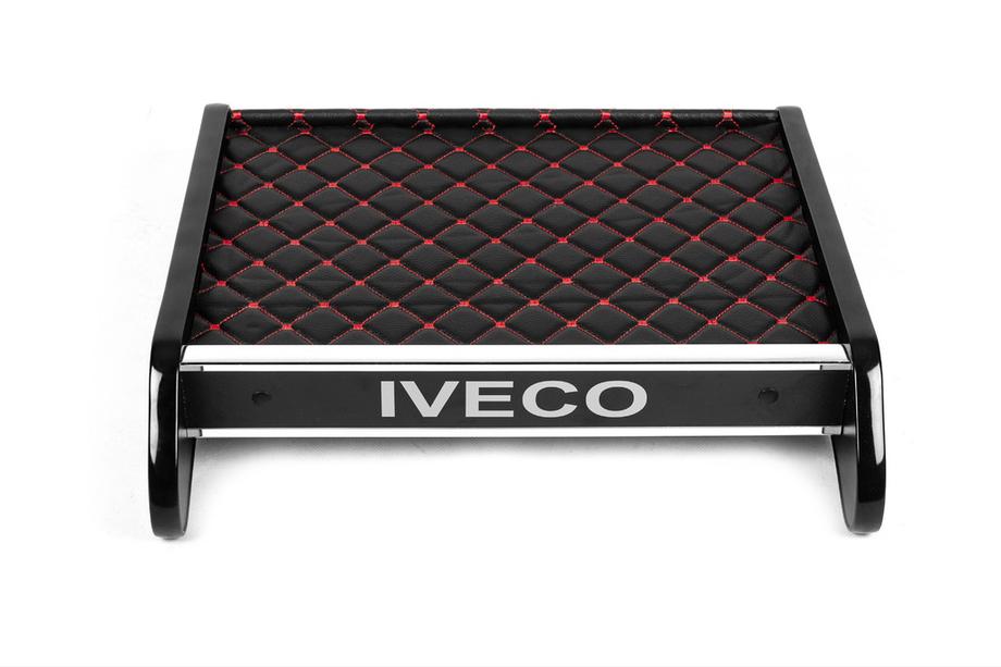 Iveco Daily 2006–2014 Instrumentbrädshylla (svart med röd söm) Foto 3