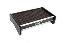 Fiat Ducato 2006–2025 Instrumentbrädshylla (svart med röd söm) foto 2