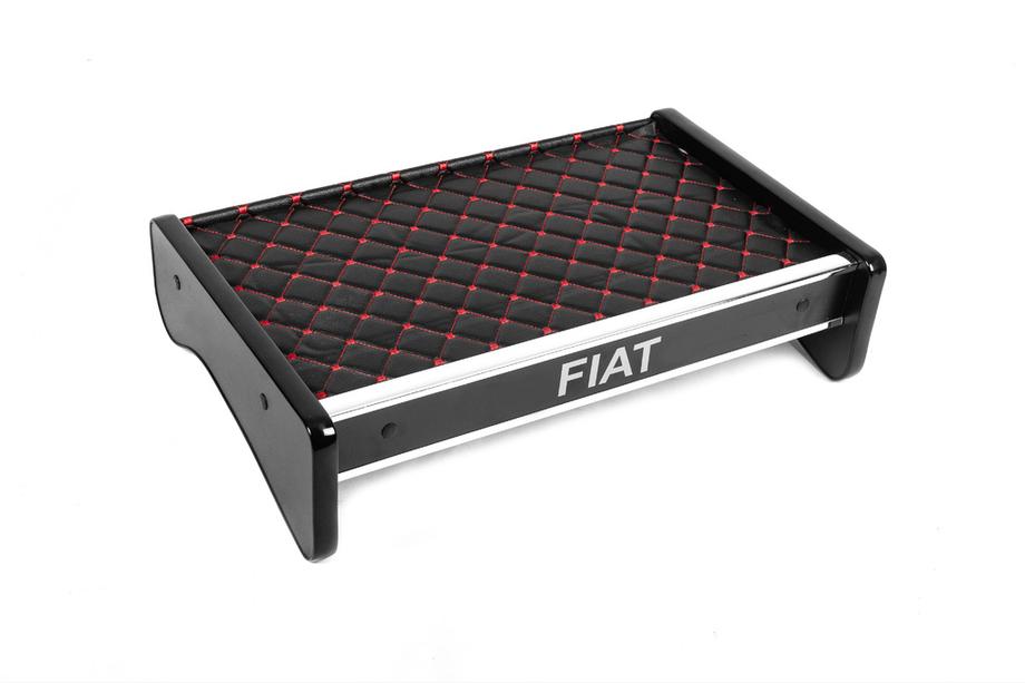 Fiat Ducato 2006–2025 Instrumentbrädshylla (svart med röd söm) Foto 2