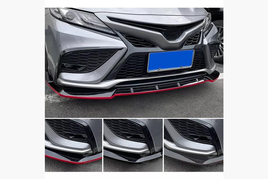 Toyota Camry 2017–2023 Frontlip splitters (3-delar) Image