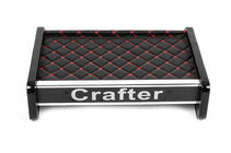 Volkswagen Crafter 2016– Instrumentbrädshylla (svart med röd söm) foto 3