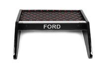 Ford Transit 2000–2014 Instrumentbrädshylla (svart med röd söm) foto 3