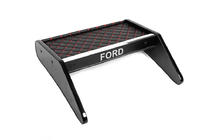 Ford Transit 2000–2014 Instrumentbrädshylla (svart med röd söm) foto 2