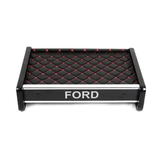 Instrumentbrädshylla (svart med röd söm) Ford Transit 1991–2000 foto 2