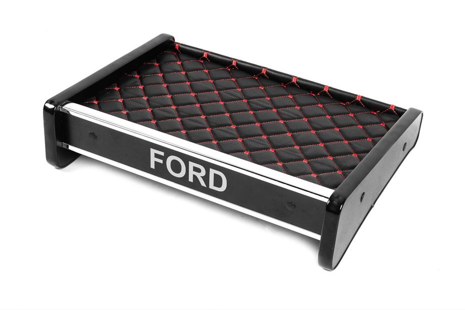 Ford Transit 1991–2000 Instrumentbrädshylla (svart med röd söm) Foto 1