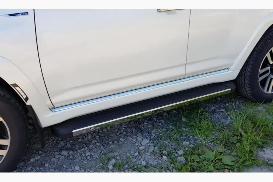 Toyota 4Runner 2009–2024 Sidosteg Design 2020 OEM (2 st, aluminium) Image